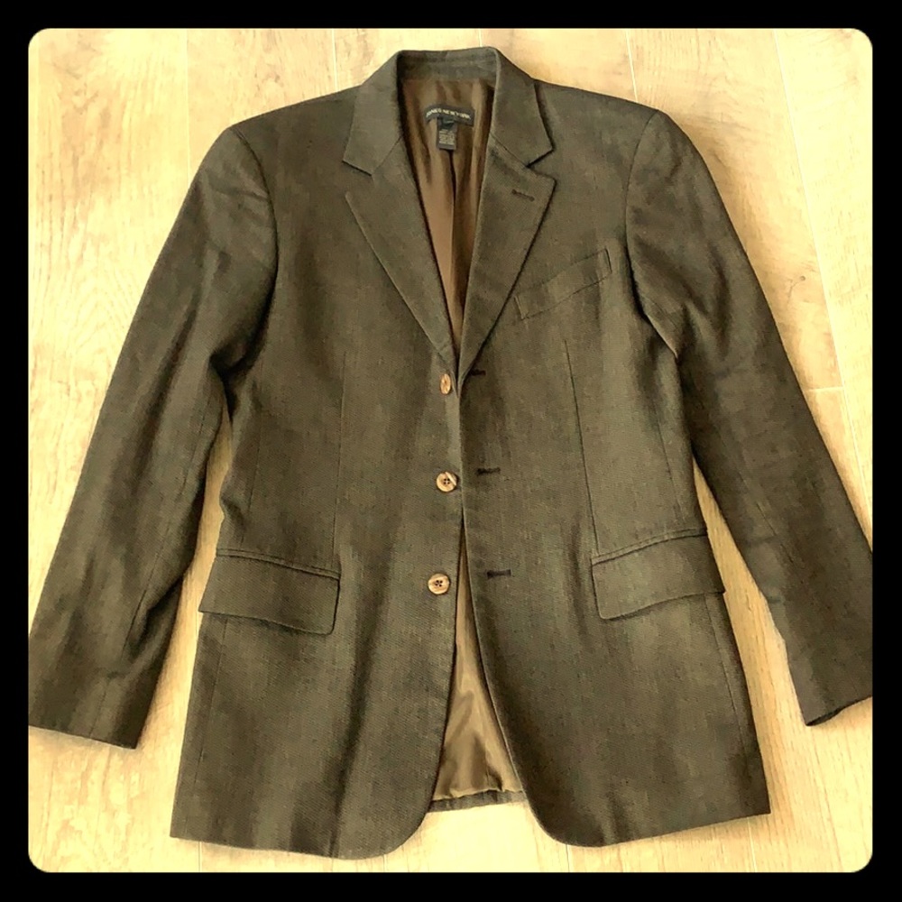 Jones New York Men’s Blazer Olive Brown
